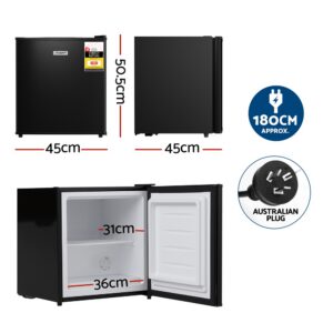 Devanti 31L Small Upright Freezer - Compact Vertical Freezer - Image 2