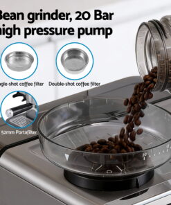 Devanti Coffee Machine Espresso Latte Maker for Perfect Brews - Image 5
