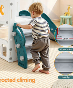 Keezi Kids Slide Set with Basketball Hoop for Active Play - Image 6