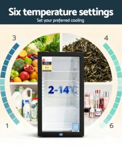 Devanti Bar Fridge Mini Fridge for Space-Saving Cooling - Image 4