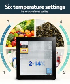 Devanti Bar Fridge Mini Cooler for Space-Saving Refreshment - Image 4