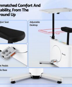 Everfit Exercise Bike Magnetic Desk Bike for Home Workouts - Image 8
