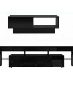 Artiss LED TV Unit & Coffee Table Set - Modern Living Solution - Image 4