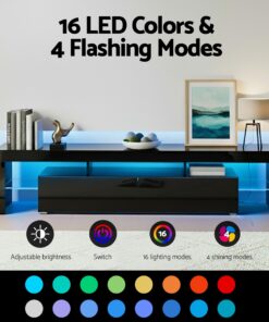 Artiss LED TV Unit & Coffee Table Set - Modern Living Solution - Image 5