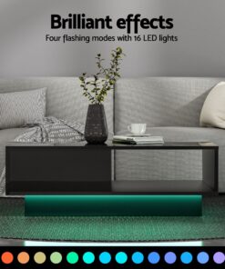 Artiss LED TV Unit & Coffee Table Set - Modern Living Solution - Image 6