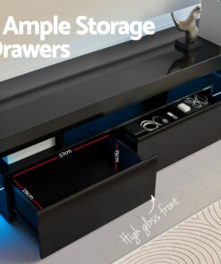 Artiss LED TV Unit & Coffee Table Set - Modern Living Solution - Image 7