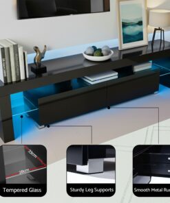 Artiss LED TV Unit & Coffee Table Set - Modern Living Solution - Image 9