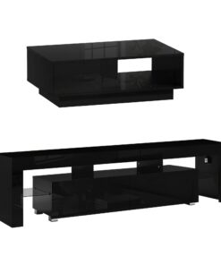Artiss LED TV Unit & Coffee Table Set - Modern Living Solution - Image 10