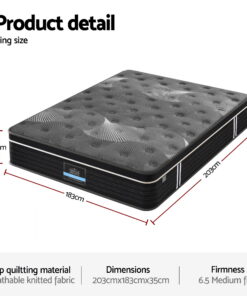 Giselle Bedding King Mattress for Cool, Comfortable Sleep - Image 3