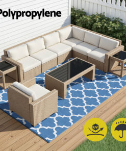 Gardeon Outdoor Rug - Stylish & Durable Patio Solution - Image 4