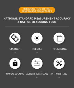 Elosung 10M Heavy Duty Tape Measure - Precision for Projects - Image 3