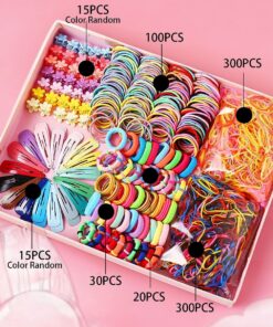 Elosung Hair Accessories Set - Perfect for Kids' Styling - Image 2