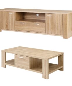 Artiss TV Unit & Coffee Table Set for Stylish Living Rooms - Image 9