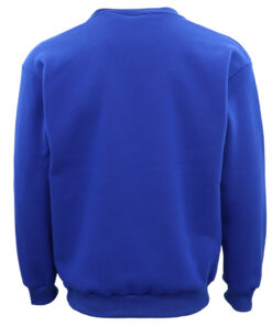 New Adult Unisex Plain Pullover Fleece Jumper Mens Long Sleeve Crew Neck Sweater, Grey, 6XL - Image 7