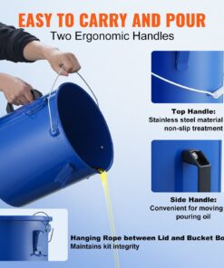 VEVOR Fryer Grease Bucket for Easy Oil Disposal - Image 5