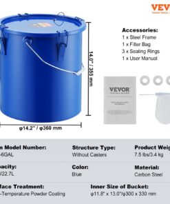 VEVOR Fryer Grease Bucket for Easy Oil Disposal - Image 7
