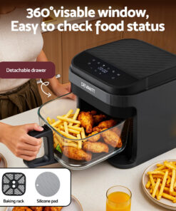 Devanti Air Fryer 5.5L - Healthy Cooking Made Easy - Image 4