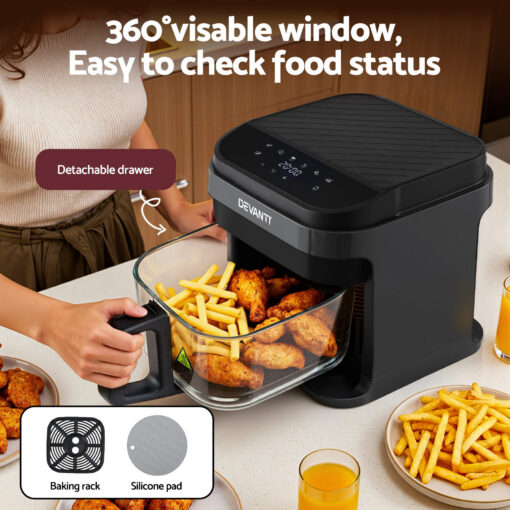 Devanti Air Fryer 5.5L - Healthy Cooking Made Easy – image 4