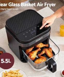 Devanti Air Fryer 5.5L - Healthy Cooking Made Easy - Image 5