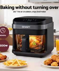 Devanti Air Fryer 5.5L - Healthy Cooking Made Easy - Image 7