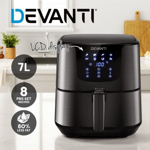 Devanti Air Fryer 7L - Healthy Cooking Made Easy – image 4
