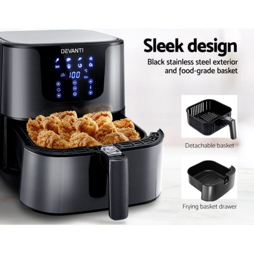 Devanti Air Fryer 7L - Healthy Cooking Made Easy – image 6