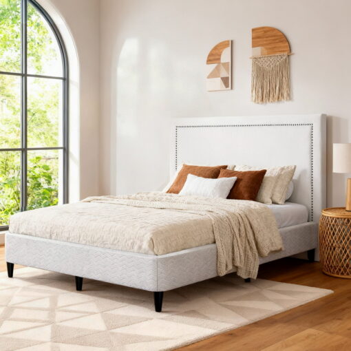 Artiss Queen Bed Frame with Headboard for Stylish Comfort – image 1