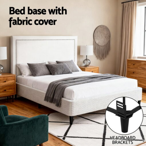 Artiss Queen Bed Frame with Headboard for Stylish Comfort – image 4