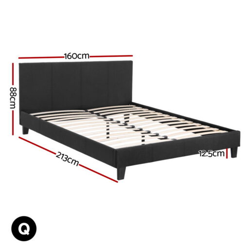 Artiss BedStory Queen Bed Frame & Mattress Set for Comfort – image 2