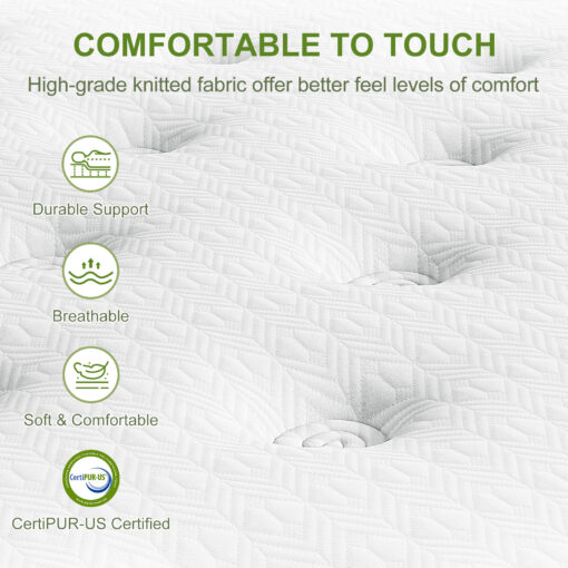Artiss BedStory Queen Bed Frame & Mattress Set for Comfort – image 6