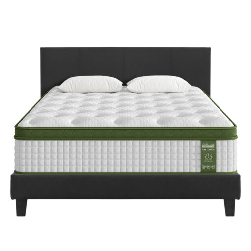 Artiss BedStory Queen Bed Frame & Mattress Set for Comfort – image 8