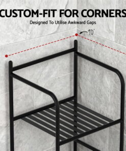 Artiss 5 Tier Corner Shower Caddy for Organised Bathrooms - Image 6