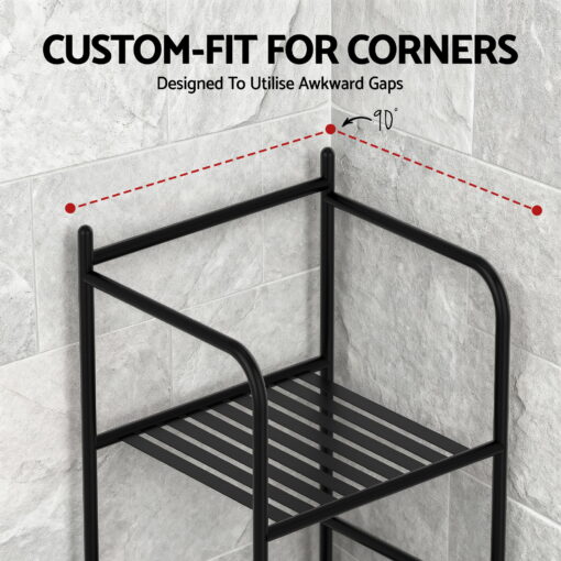 Artiss 5 Tier Corner Shower Caddy for Organised Bathrooms – image 6