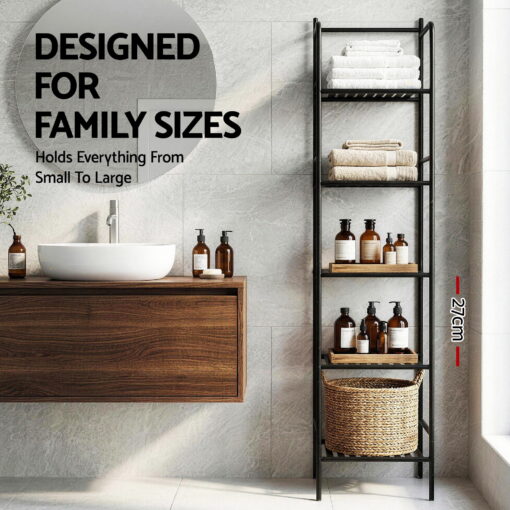 Artiss 5 Tier Corner Shower Caddy for Organised Bathrooms – image 7