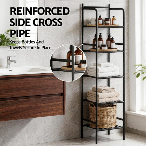 Artiss 5 Tier Corner Shower Caddy for Organised Bathrooms – image 9