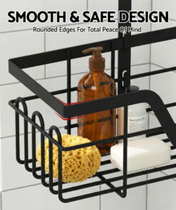 Artiss 3 Tier Shower Caddy for Clutter-Free Bathrooms - Image 5