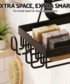 Artiss 3 Tier Shower Caddy for Clutter-Free Bathrooms - Image 6