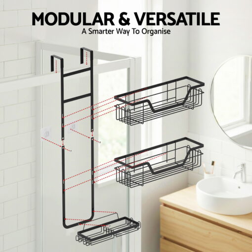Artiss 3 Tier Shower Caddy for Clutter-Free Bathrooms – image 8