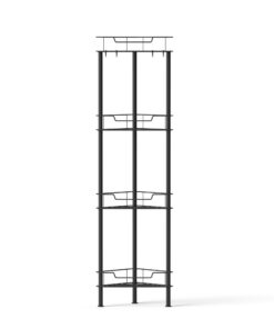Artiss 4 Tier Corner Shower Caddy for Organised Bathrooms - Image 4