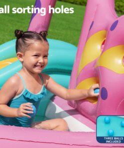 Bestway Butterfly Kids Play Pool with Slide Pink - Image 6