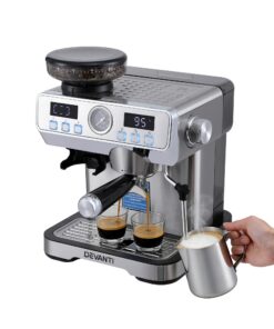 Devanti Coffee Machine Espresso Latte Maker for Perfect Brews - Image 3