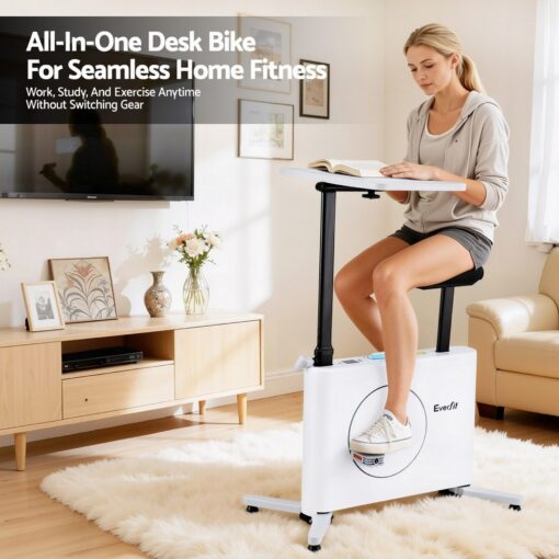 Everfit Exercise Bike Magnetic Desk Bike for Home Workouts – image 4