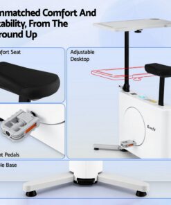 Everfit Exercise Bike Magnetic Desk Bike for Home Workouts - Image 8