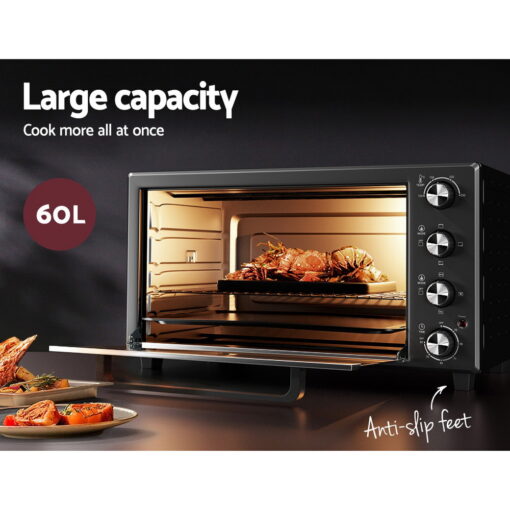 Devanti 60L Convection Oven - Versatile Cooking Solution – image 3