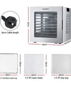 Devanti Food Dehydrator for Healthy Snack Making - Image 3
