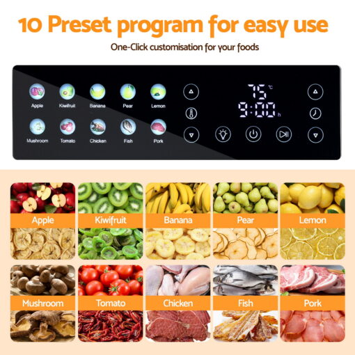 Devanti Food Dehydrator for Healthy Snack Making – image 7