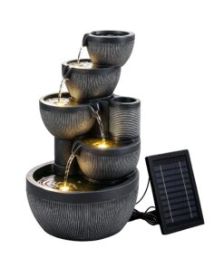 Gardeon Solar 5-Tier Fountain with Battery - Image 9