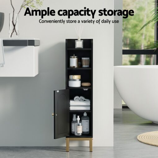 Artiss Bathroom Storage Cabinet with Adjustable Shelves – image 5