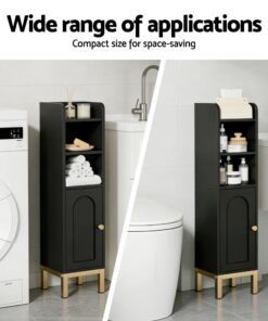Artiss Bathroom Storage Cabinet with Adjustable Shelves - Image 7