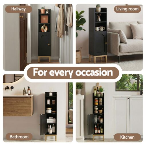 Artiss Bathroom Storage Cabinet with Adjustable Shelves – image 8